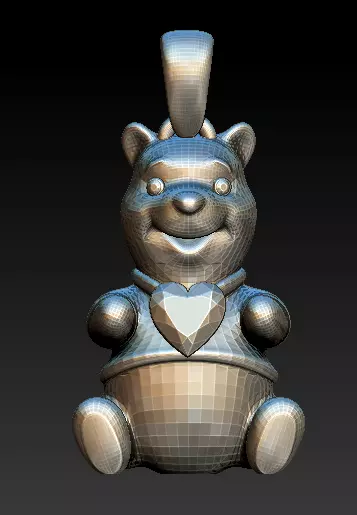 Dark Fantasy  Gothic Pendant Collection   3D print model_7