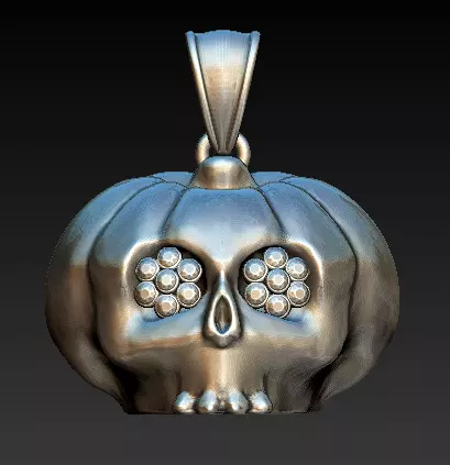 Dark Fantasy  Gothic Pendant Collection   3D print model_8