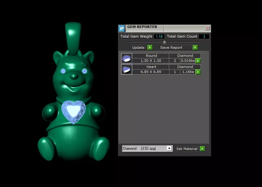 Dark Fantasy  Gothic Pendant Collection   3D print model_13