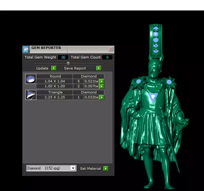 Dark Fantasy  Gothic Pendant Collection   3D print model_16