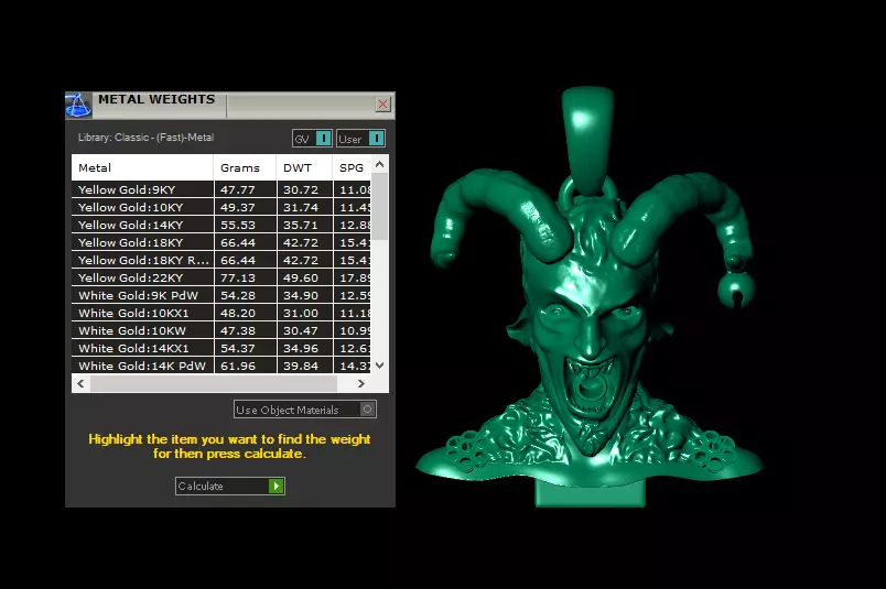 Dark Fantasy  Gothic Pendant Collection   3D print model_10