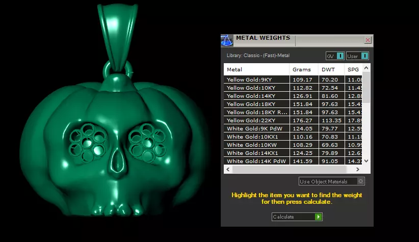 Dark Fantasy  Gothic Pendant Collection   3D print model_22