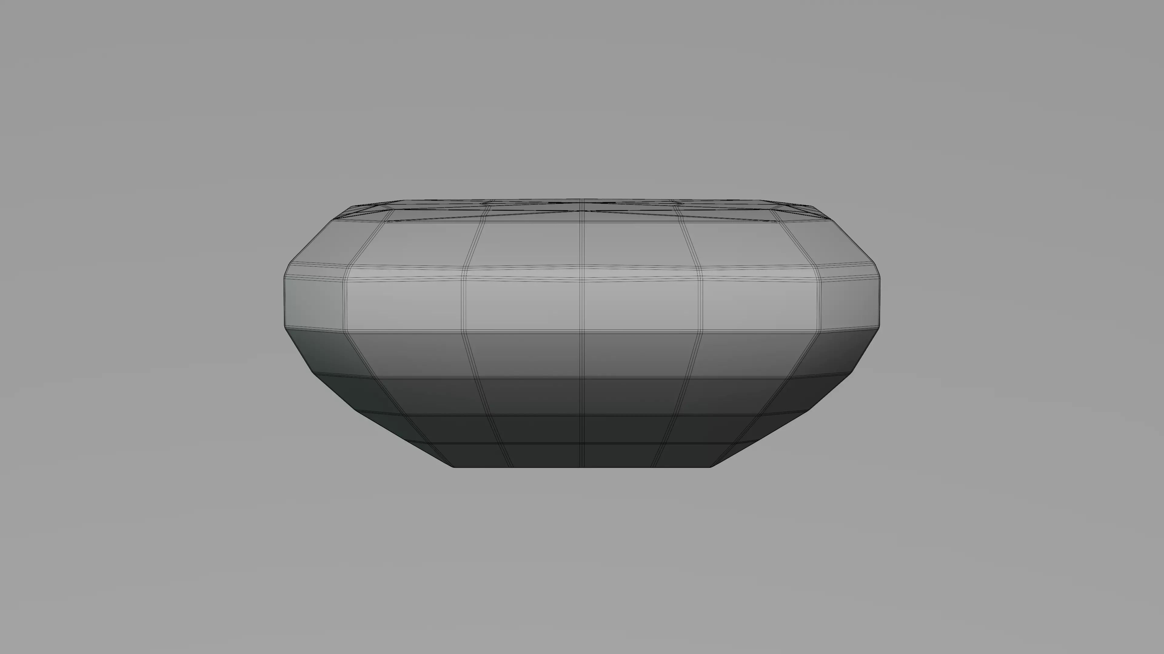 Emerald Diamond Ideal Cut 3D model_5