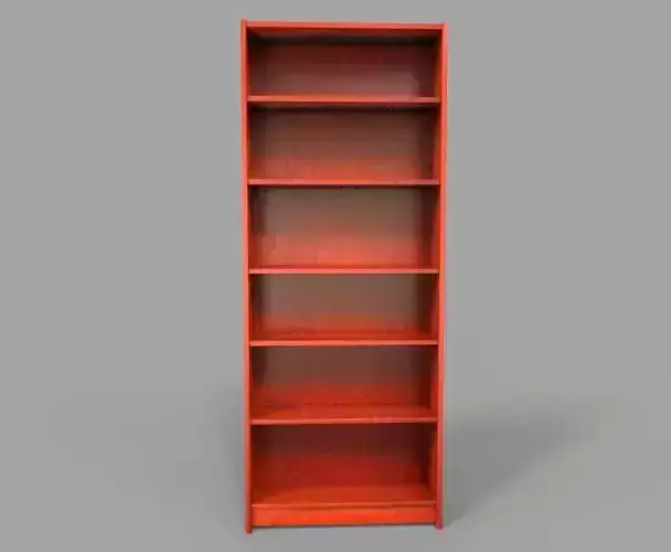 The Wooden Bookcase