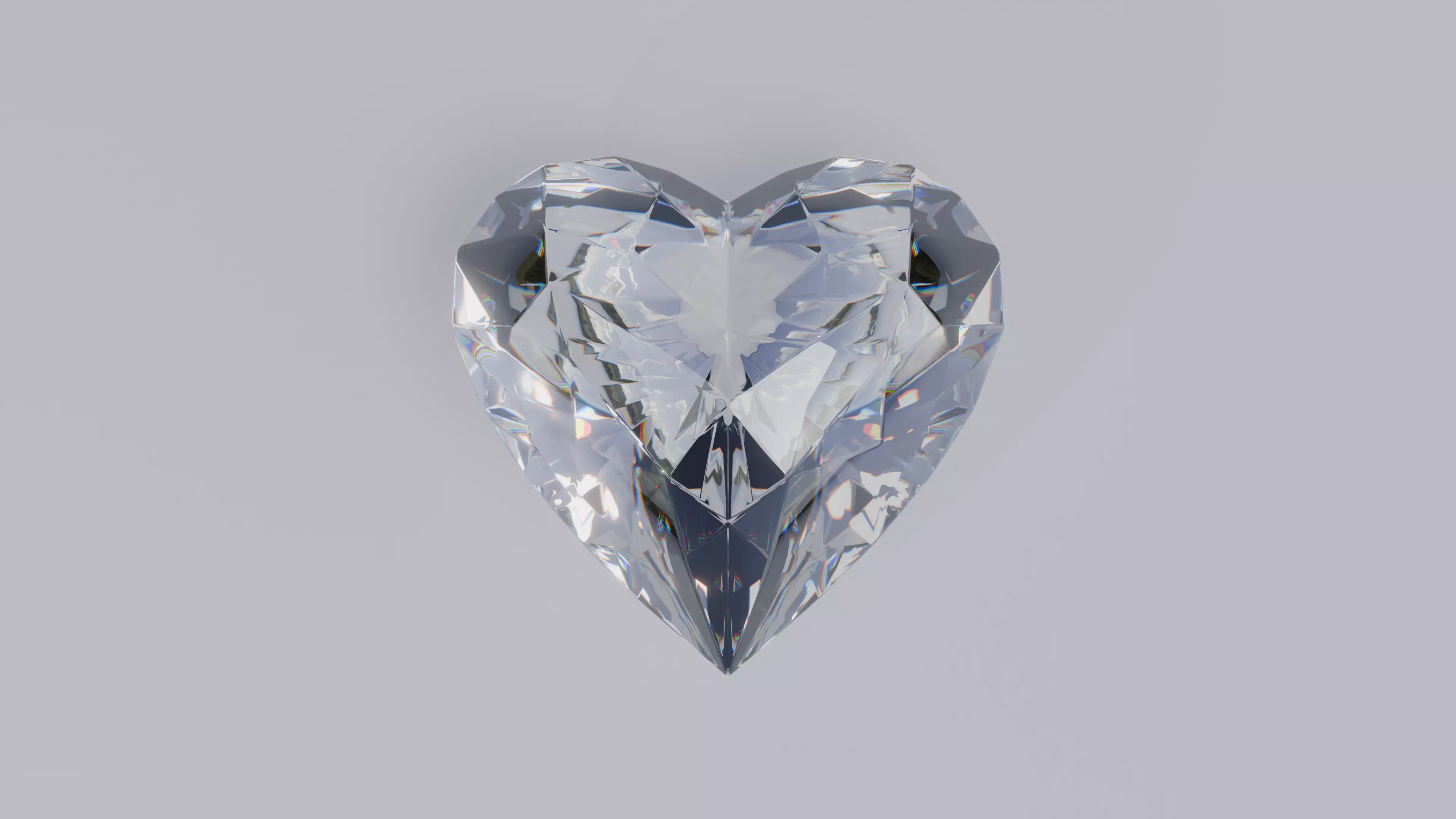 Heart Diamond Ideal Cut 3D model_0