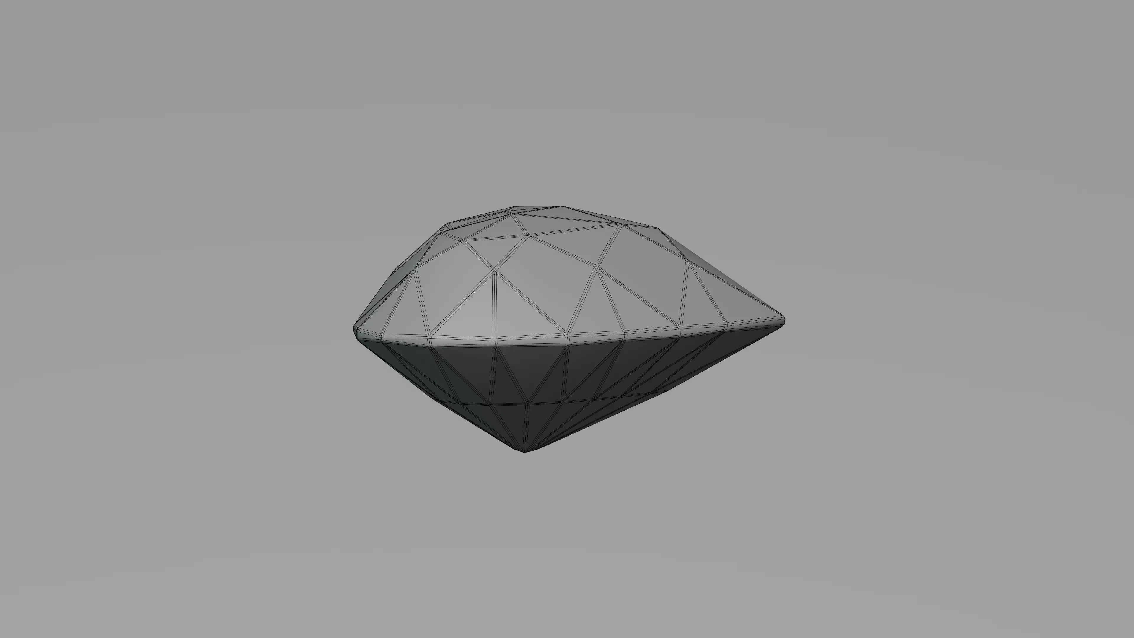 Heart Diamond Ideal Cut 3D model_7