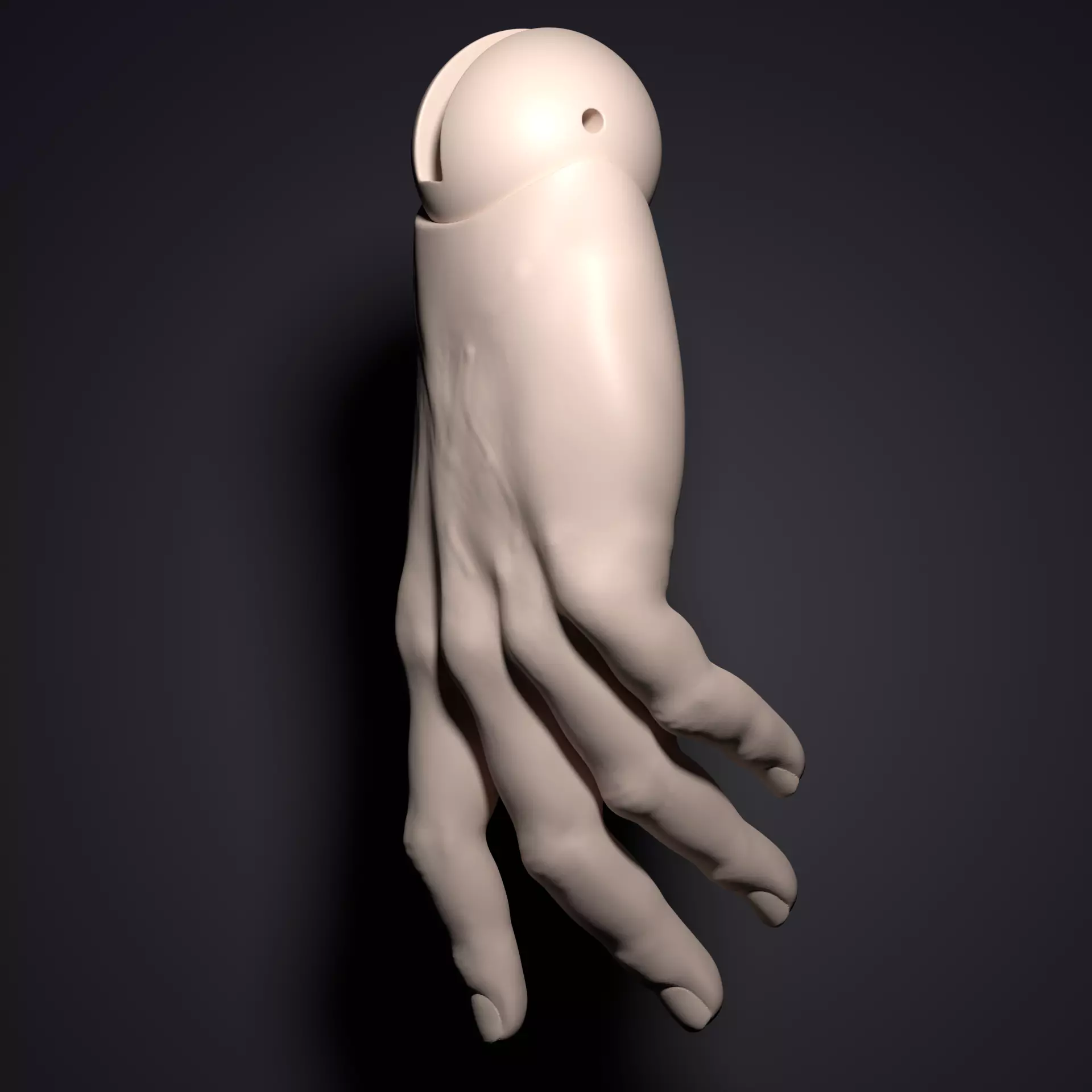 Model DF - Sculpted Hands for Ball-Jointed Doll 3D model_2