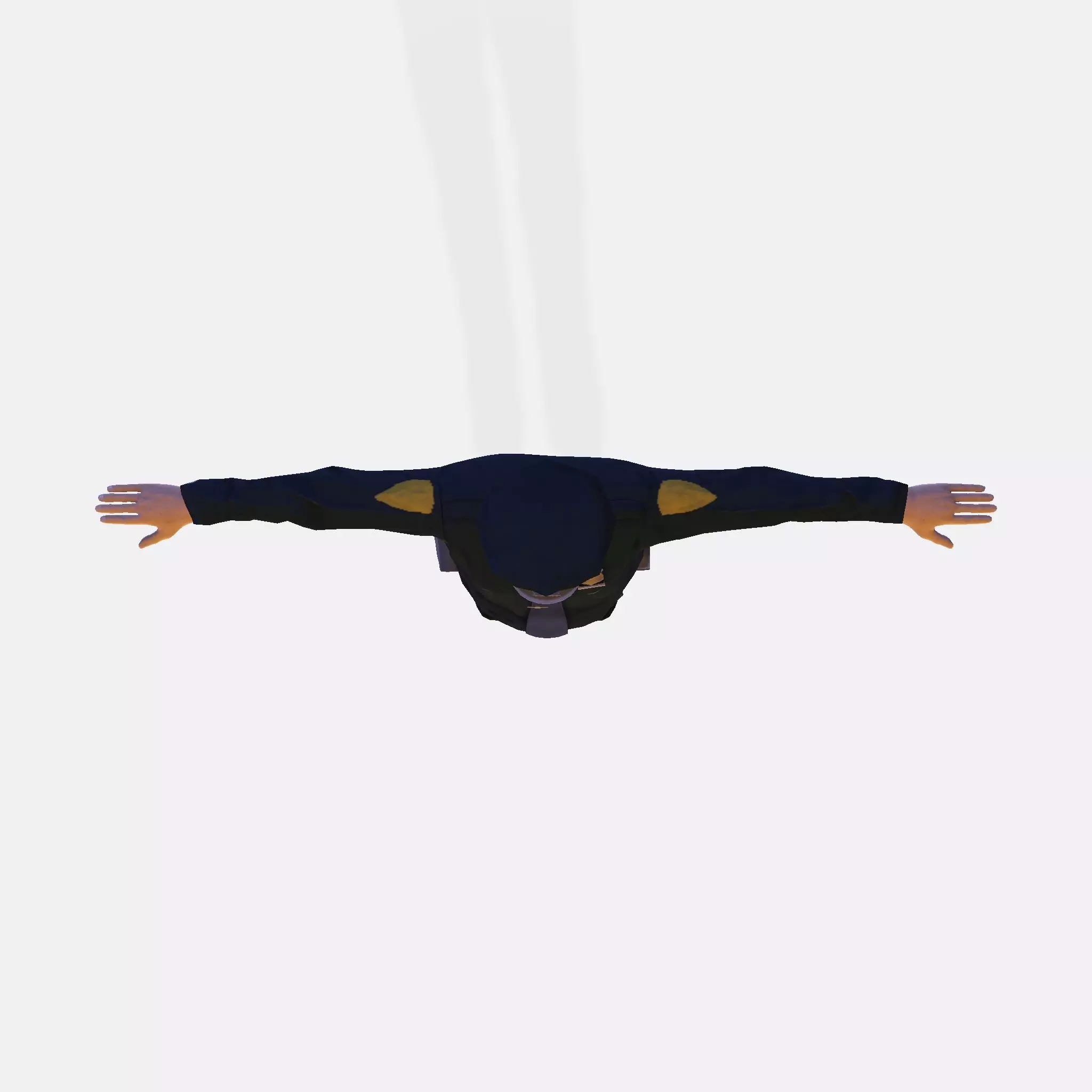 Low Poly Police Officer 3D Character Low-poly 3D model_33