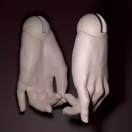 Model HD - Custom 3D Modeled BJD Hands