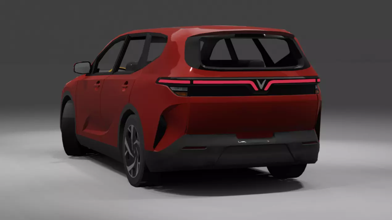 2025 Vinfast Limo Green Limogreen  Low-poly 3D model_2