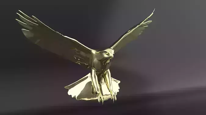 Eagle Gold 3D Model