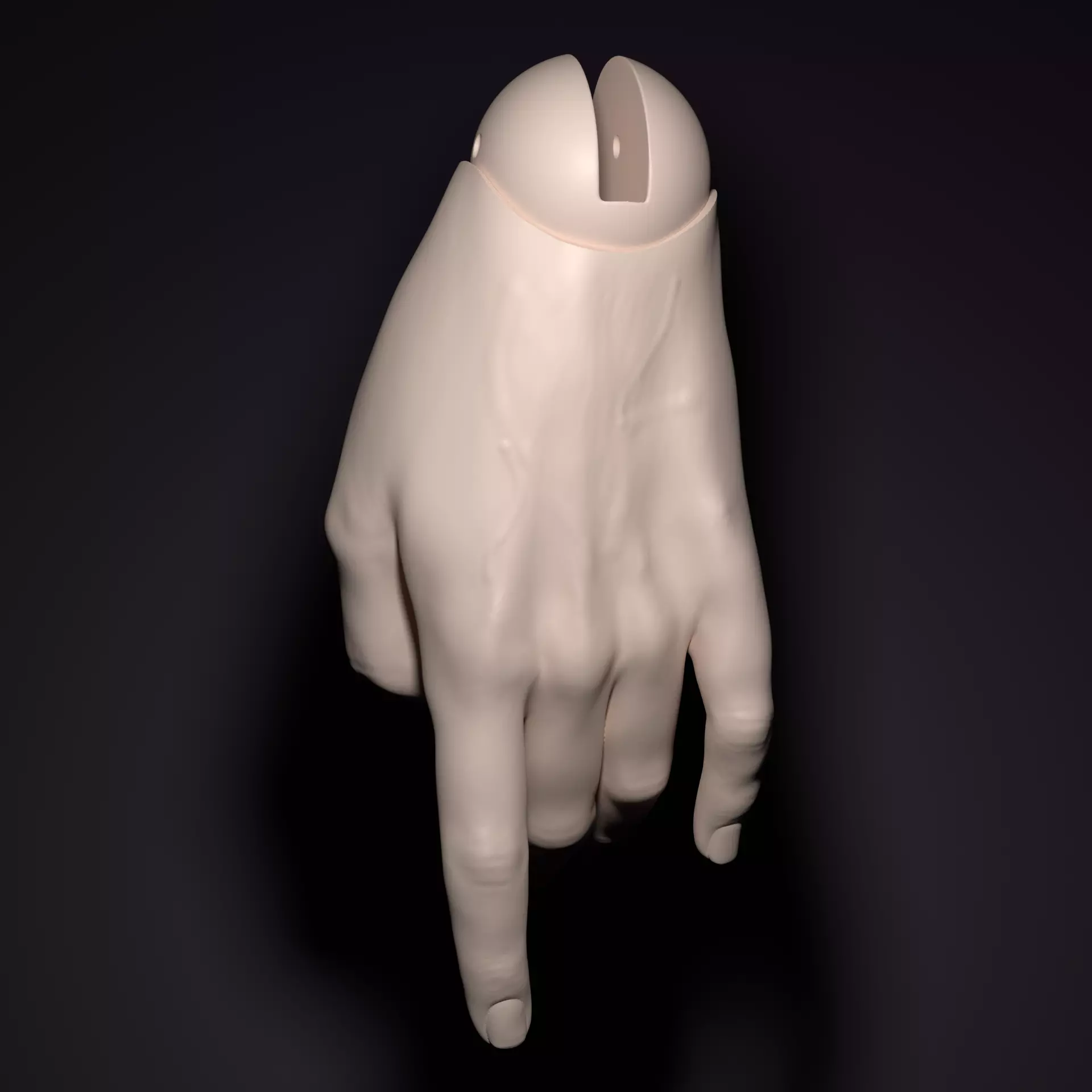 Model SD - Realistic 3D Hands for BJD Doll 3D model_1
