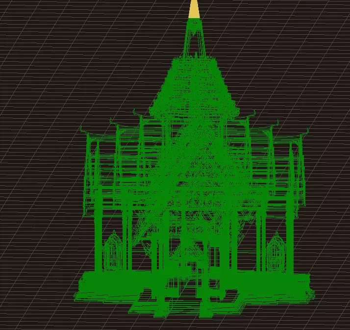    Thailand architecture Low-poly 3D model_22