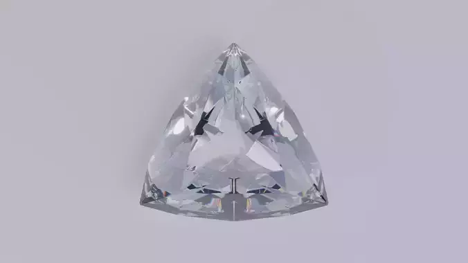 Triangle Diamond Ideal Cut