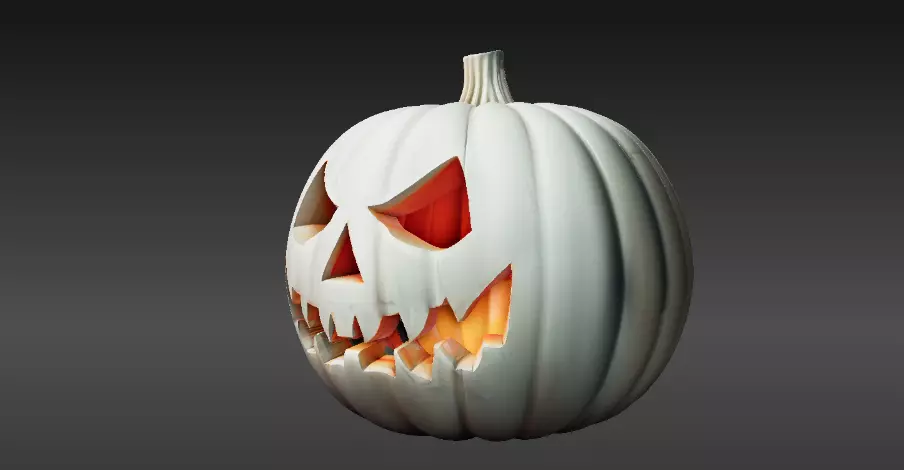 Classic Jack o Lantern Lantern 3D Print Model 3D print model_1