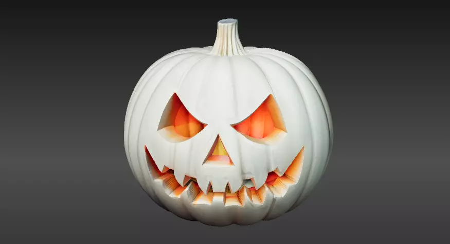Classic Jack o Lantern Lantern 3D Print Model 3D print model_5