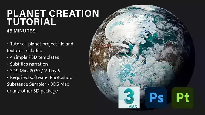 Planet Creation Tutorial 3D model