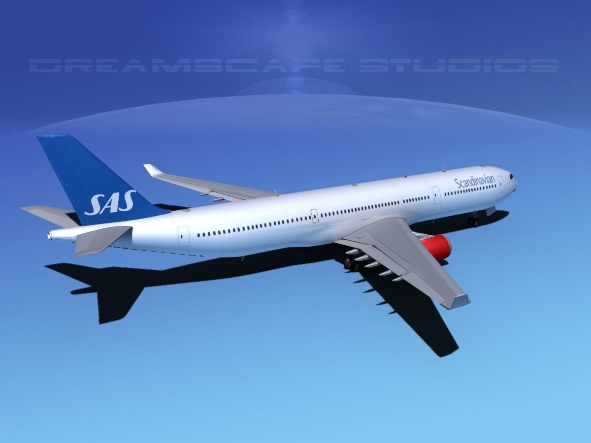 Airbus A330-300 SAS 3D model_5