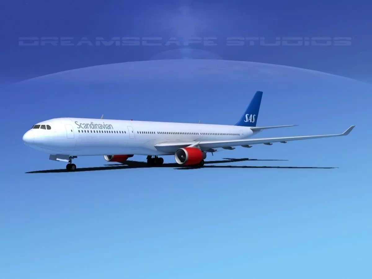 Airbus A330-300 SAS 3D model_0