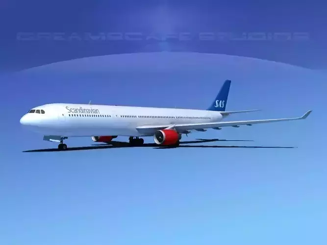 Airbus A330-300 SAS 3D model