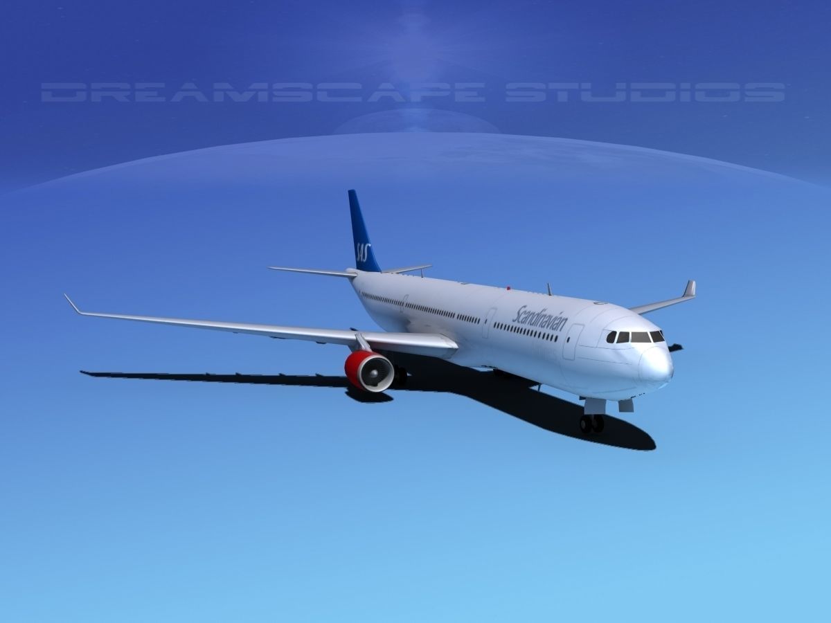Airbus A330-300 SAS 3D model_2