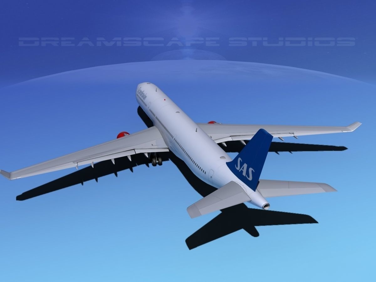 Airbus A330-300 SAS 3D model_7