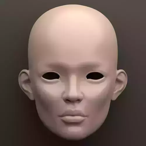 Wendy - Neutral BJD Face Sculpt Realistic 3D 