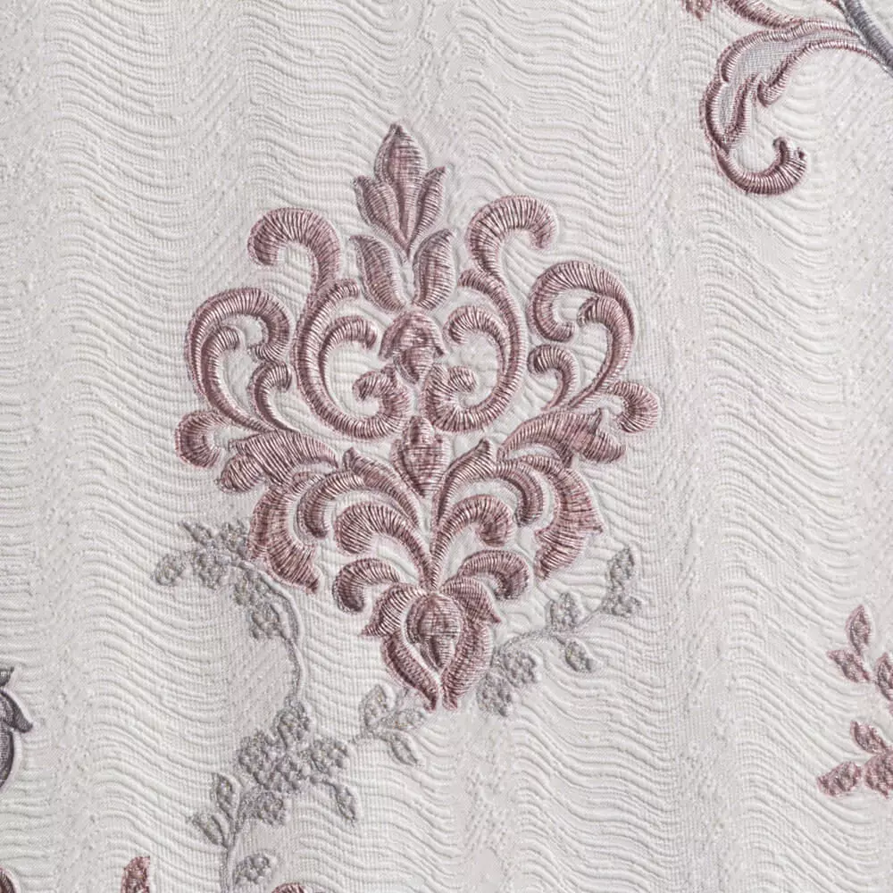 Lilac Damask Scroll Wallpaper Texture_1