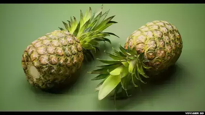 Scanned Fruit Pack Vol 01 Low-poly 3D model 7