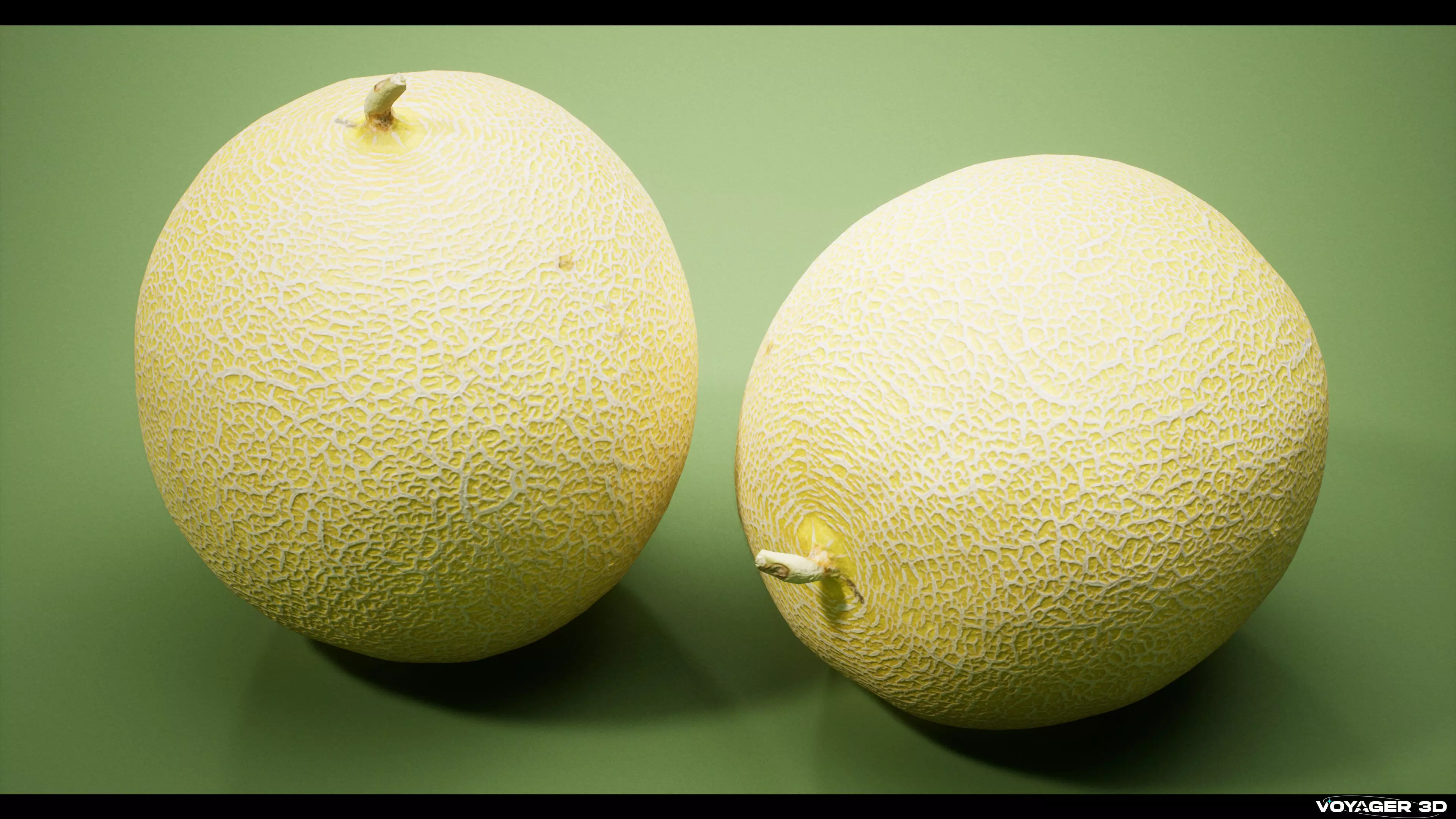 Scanned Fruit Pack Vol 01 Low-poly 3D model_3