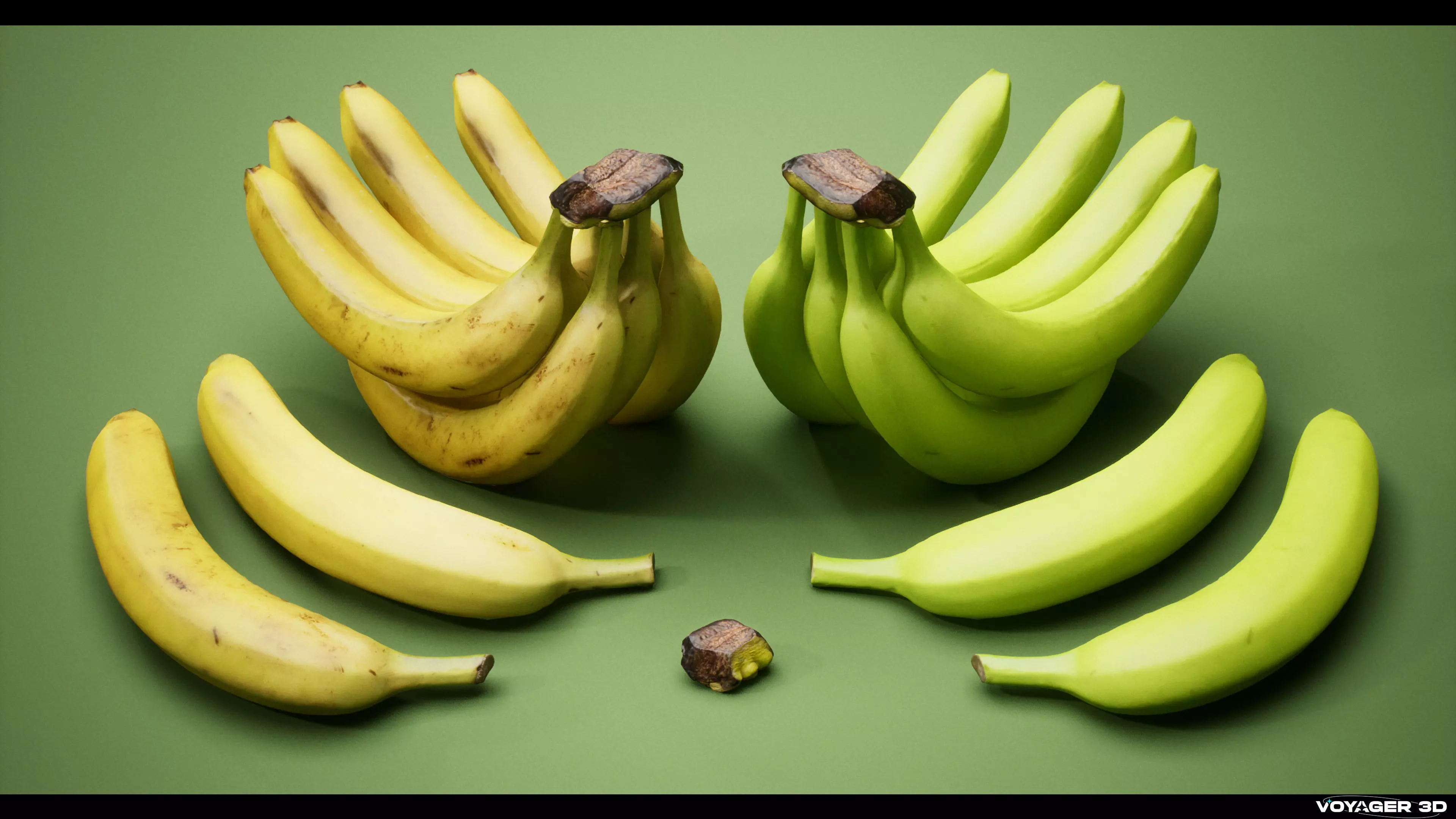 Scanned Fruit Pack Vol 01 Low-poly 3D model_9