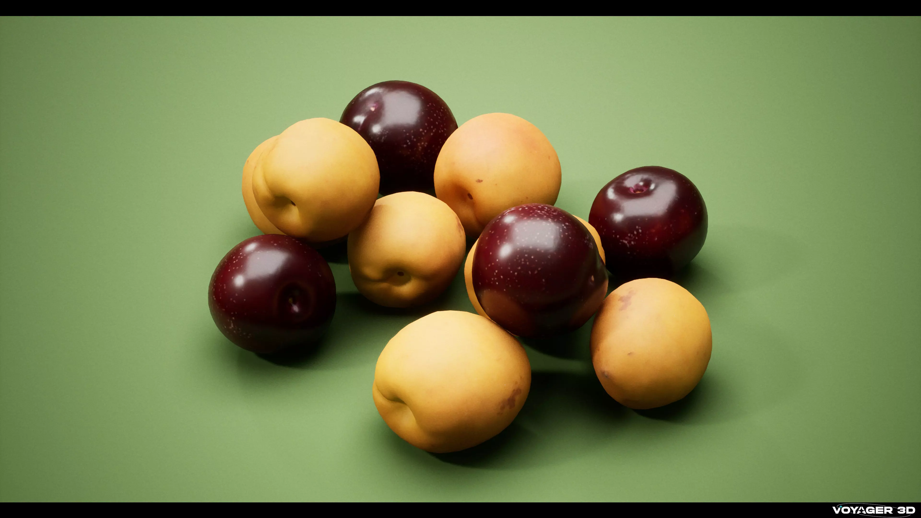 Scanned Fruit Pack Vol 01 Low-poly 3D model_5