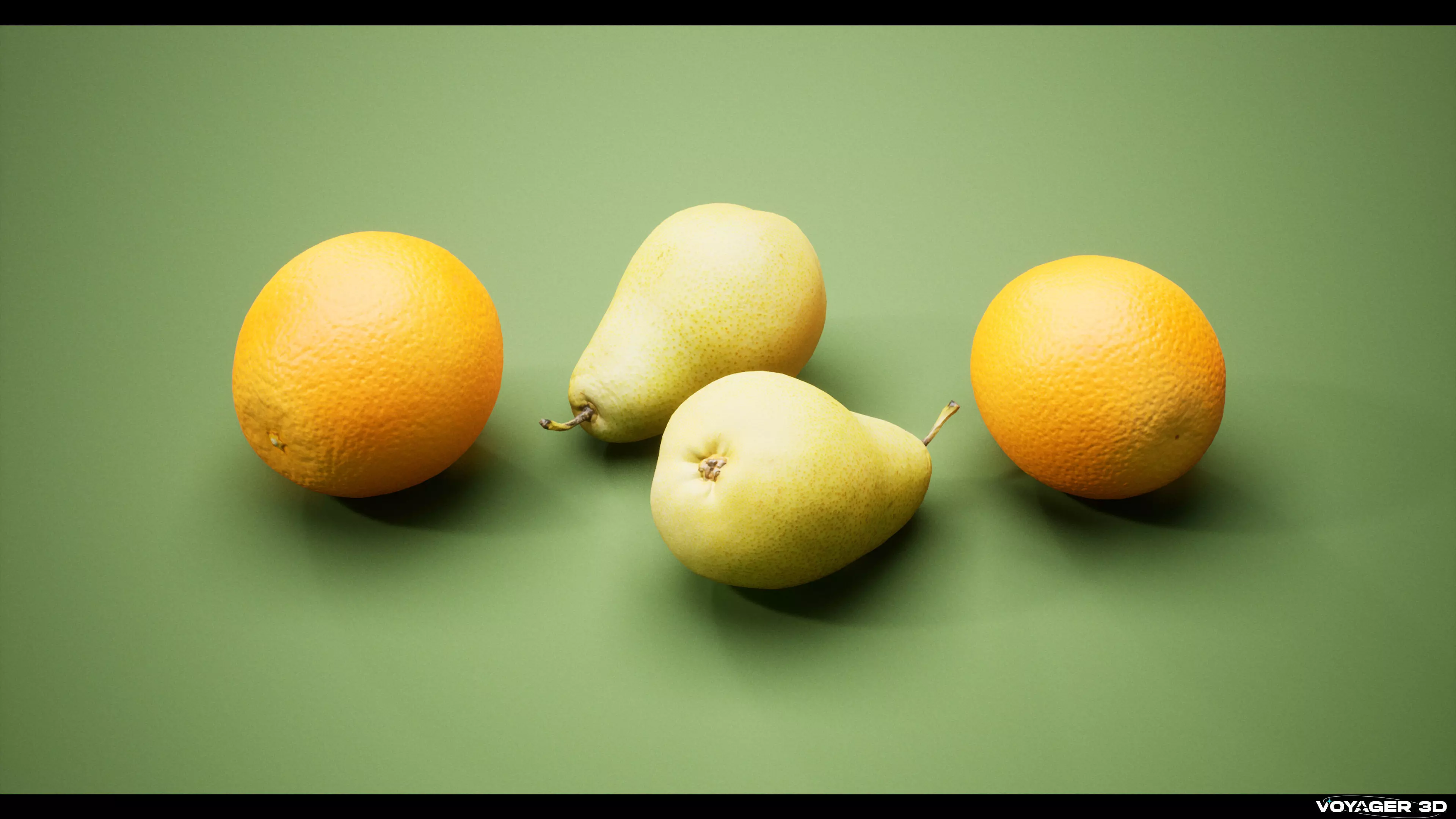 Scanned Fruit Pack Vol 01 Low-poly 3D model_7