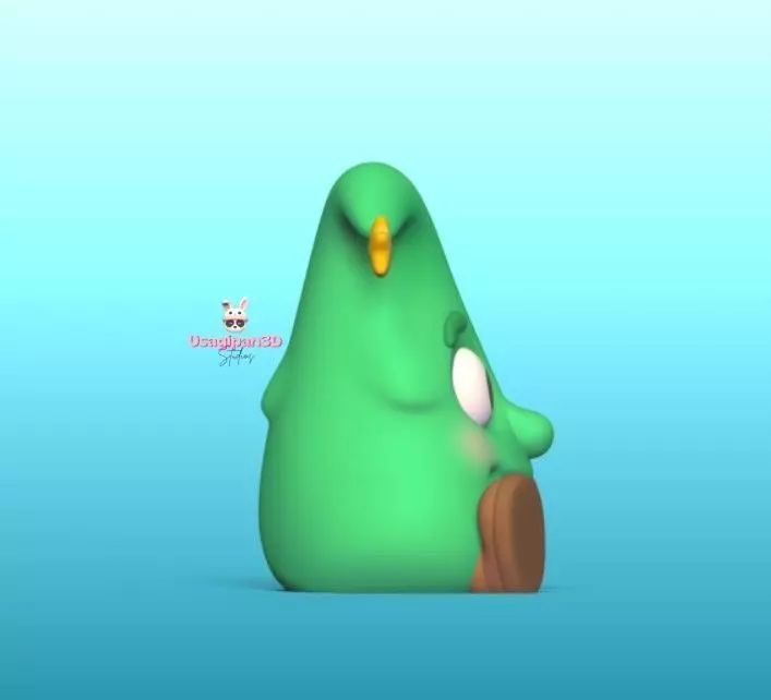 Sitting Christmas Tree 3D print model_3