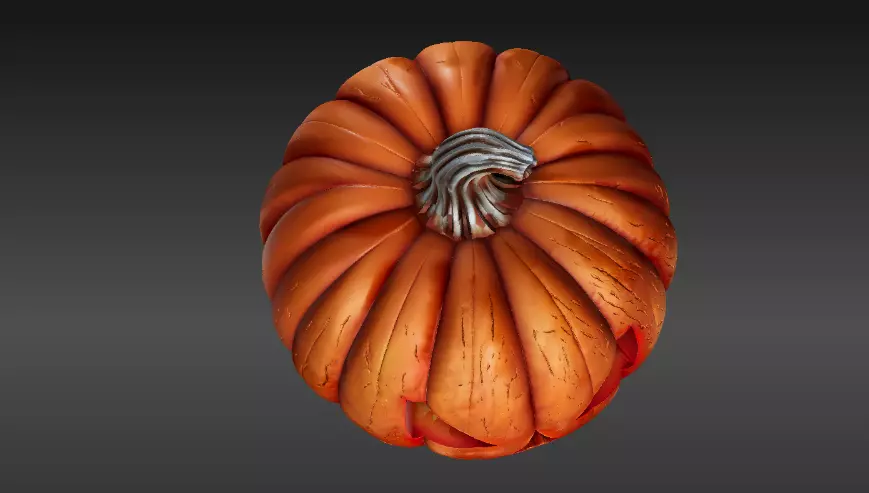 Jack o Lantern Lantern 3D Model Pumpkin Halloween Low-poly 3D model_8