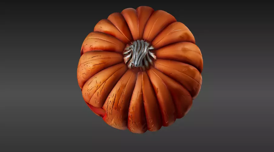 Jack o Lantern Lantern 3D Model Pumpkin Halloween Low-poly 3D model_9