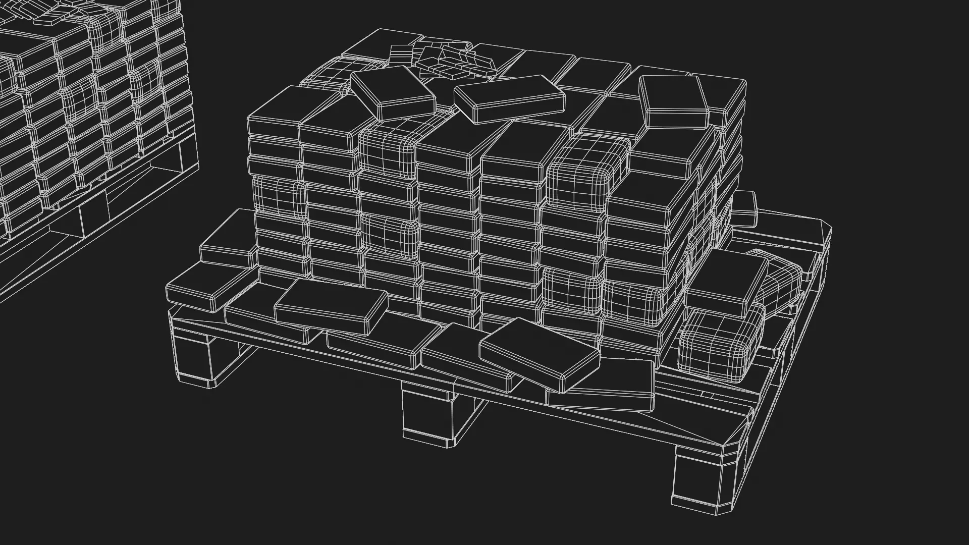 COCAINE CARTEL CARGO ASSET PACKAGE Low-poly 3D model_26