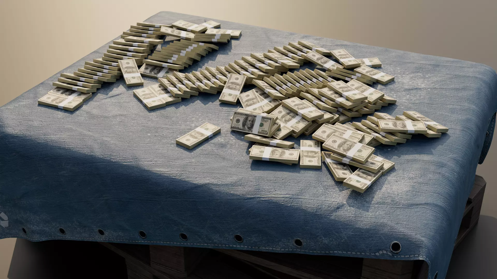 COCAINE CARTEL CARGO ASSET PACKAGE Low-poly 3D model_13