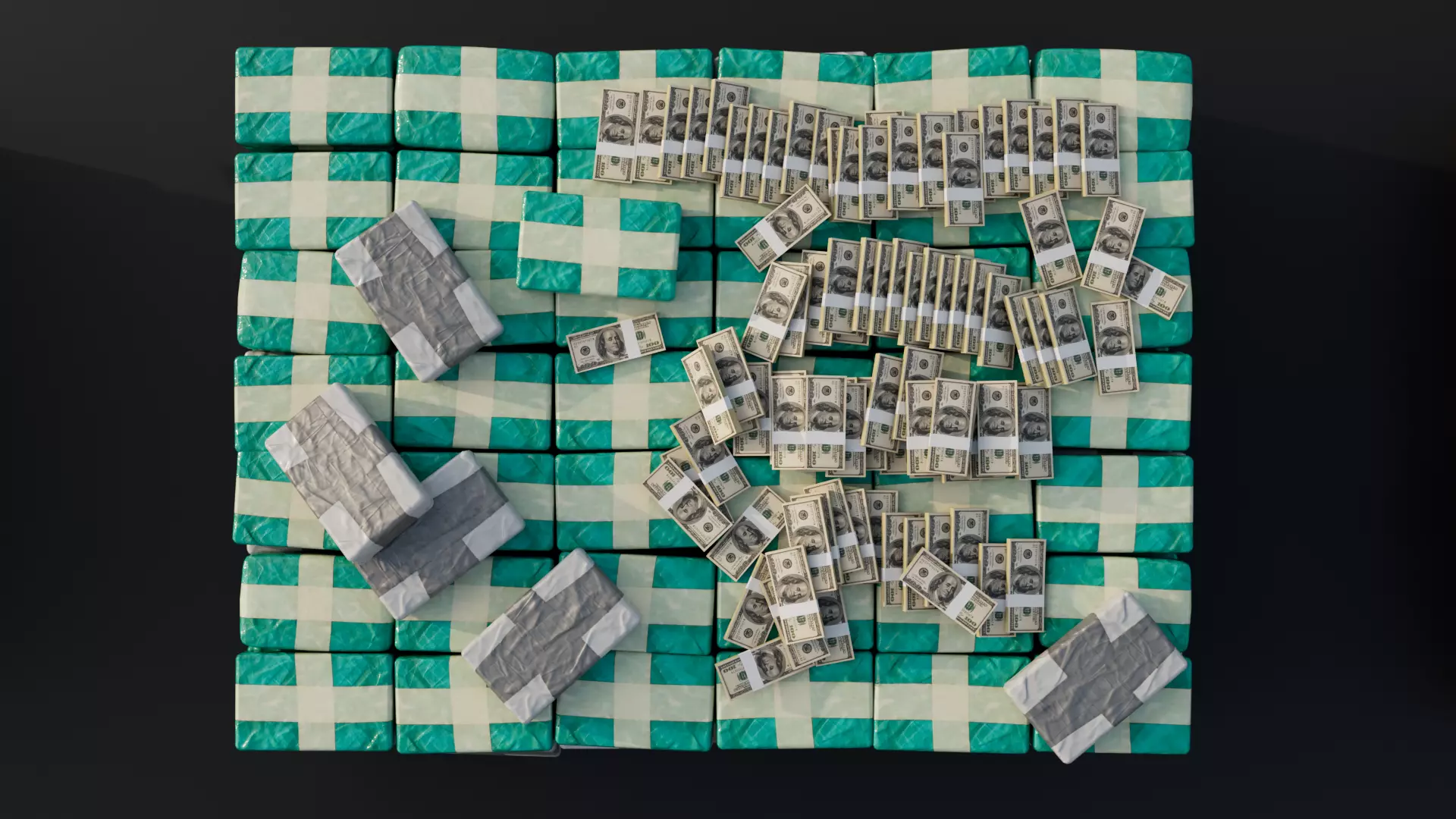 COCAINE CARTEL CARGO ASSET PACKAGE Low-poly 3D model_12