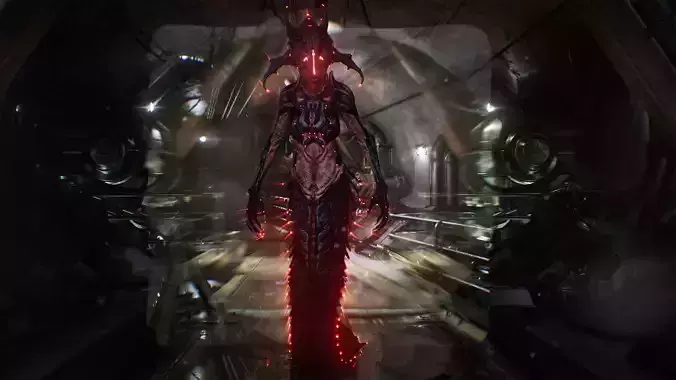 Alien 2 Remake Low-poly 3D model Alien 2 Remake Low-poly 3D model