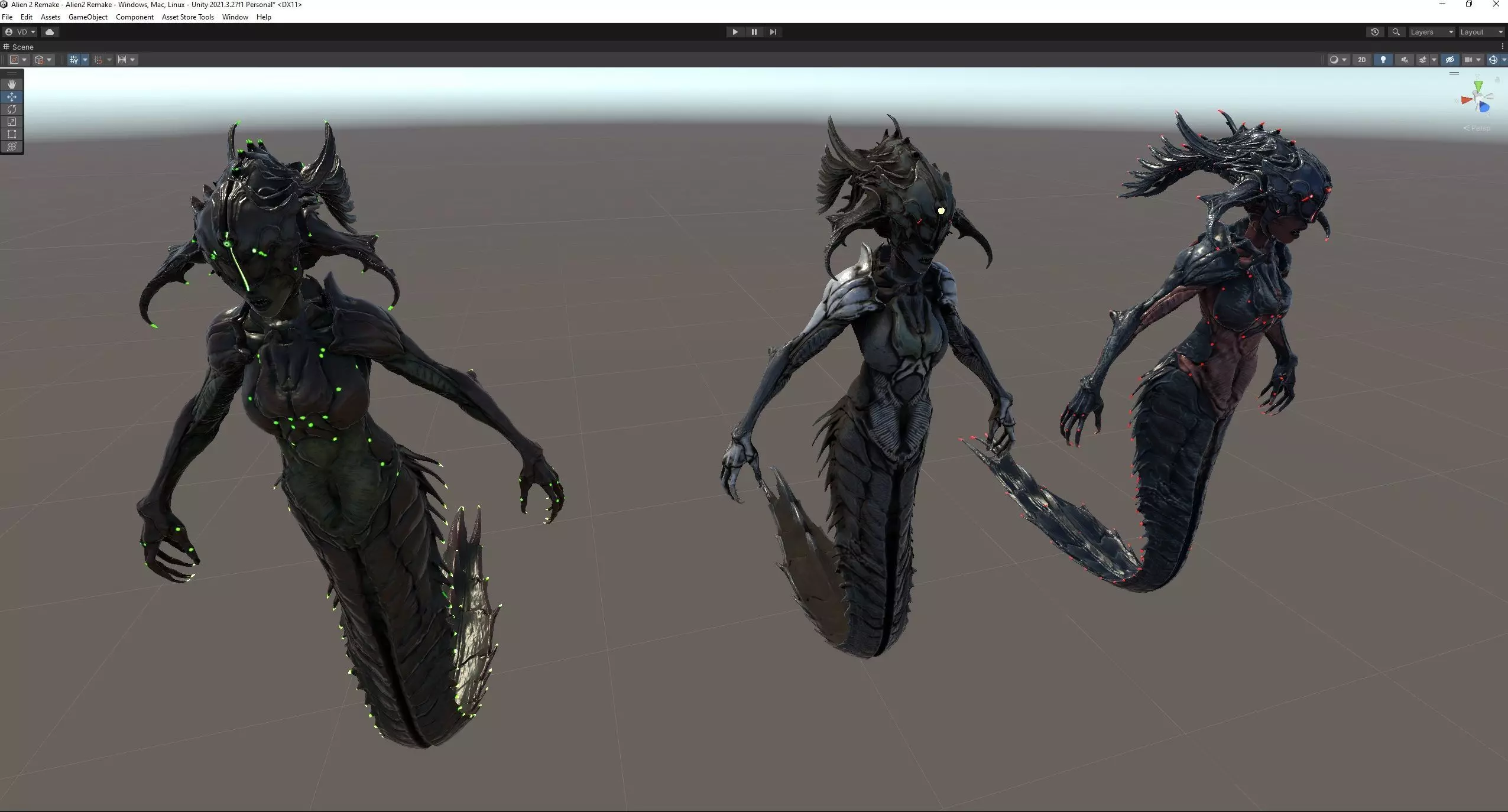 Alien 2 Remake Low-poly 3D model_15