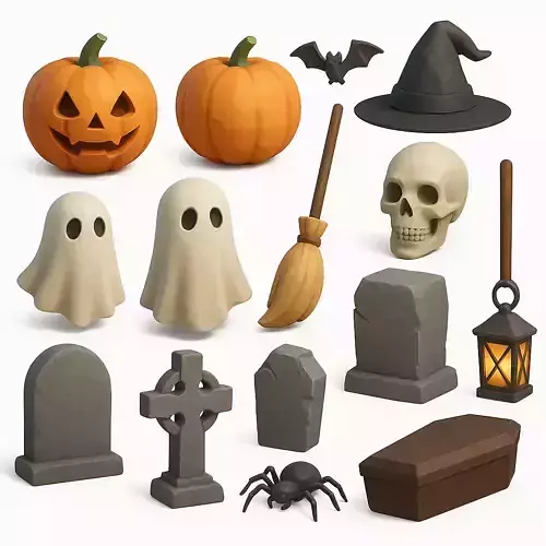 halloween 3d models