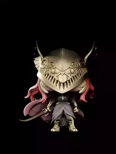 Malenia funko-pop with colors