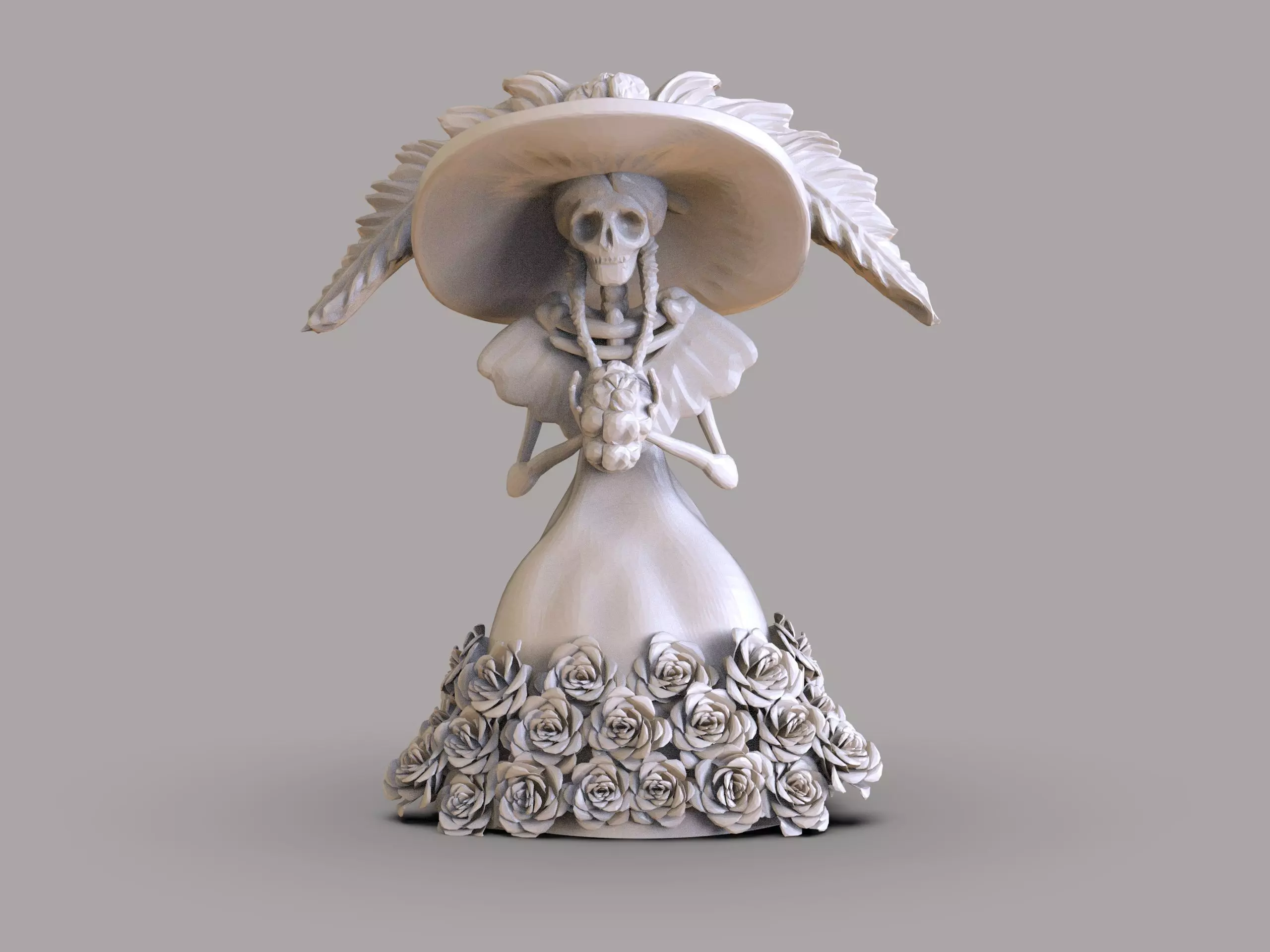La Catrina 3D print model_2