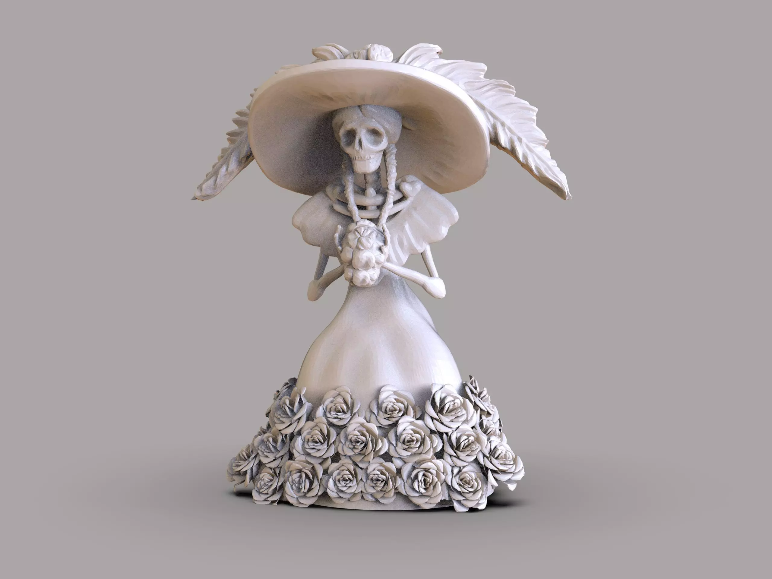 La Catrina 3D print model_1