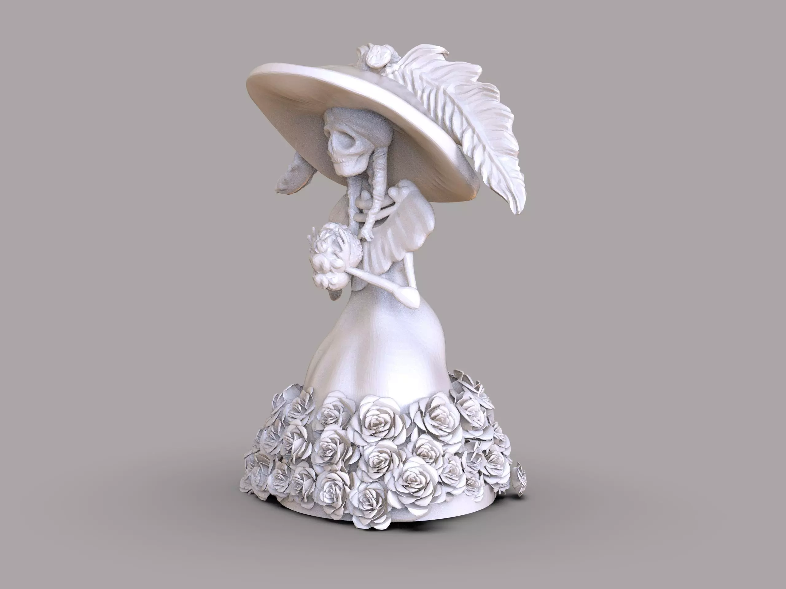La Catrina 3D print model_3