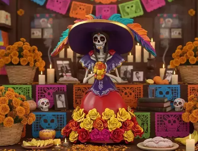La Catrina 3D print model