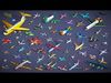 55 Air Vehicle Mega Pack - Toon Air Field Set Sky Force Low-poly 3D model_1