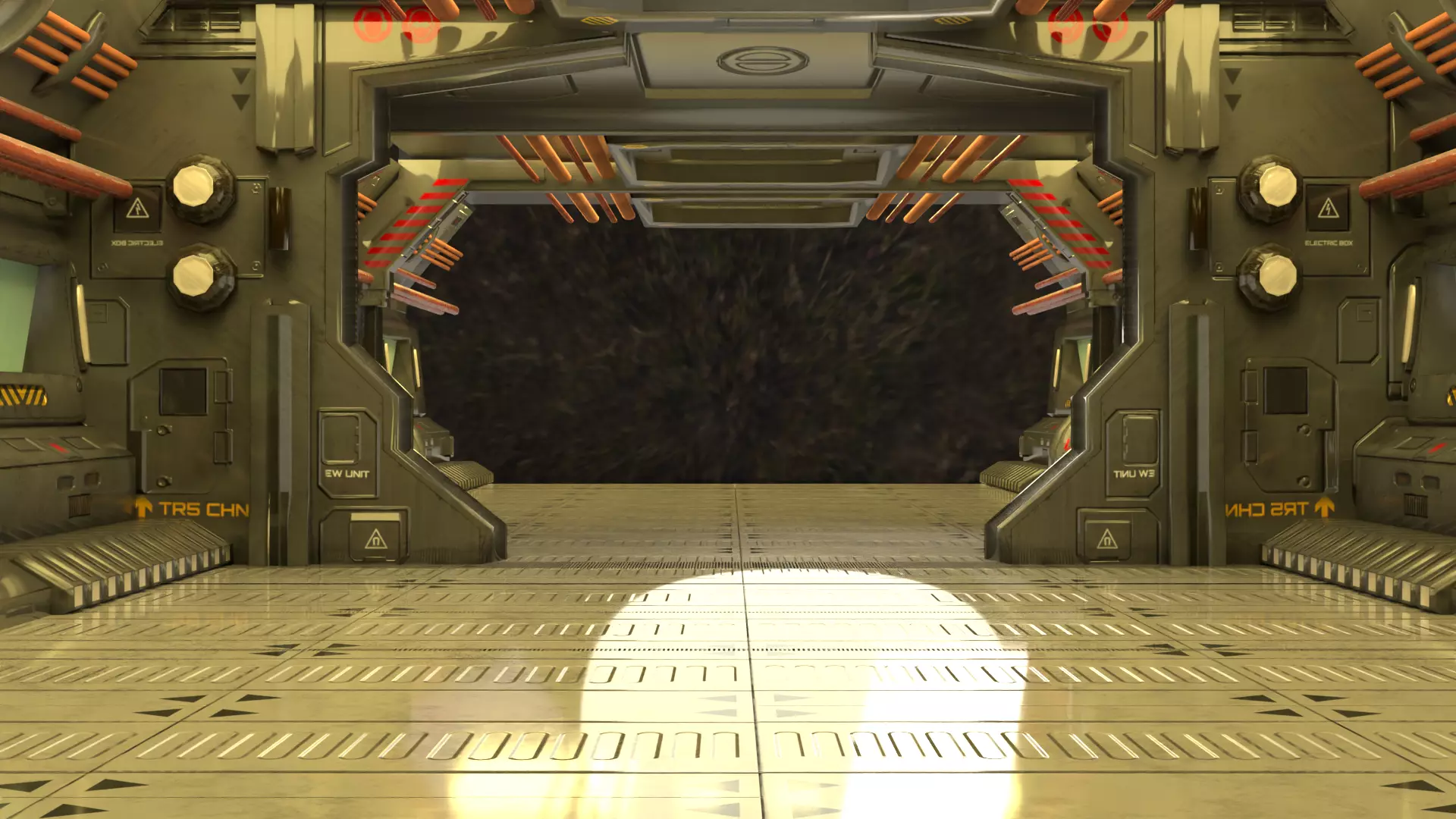 Sci-Fi Interior 3D model_6