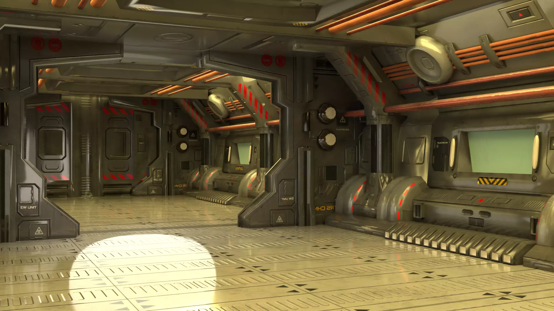 Sci-Fi Interior 3D model_3